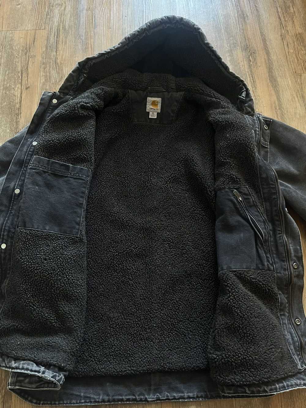 Carhartt Vintage Heavy Denim Carhartt Jacket - image 3