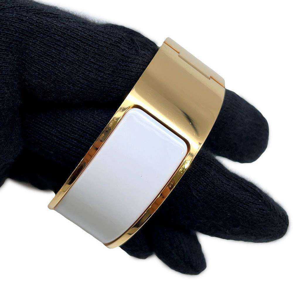 Hermes Hermes Bracelet Click H Clack GM White HER… - image 10