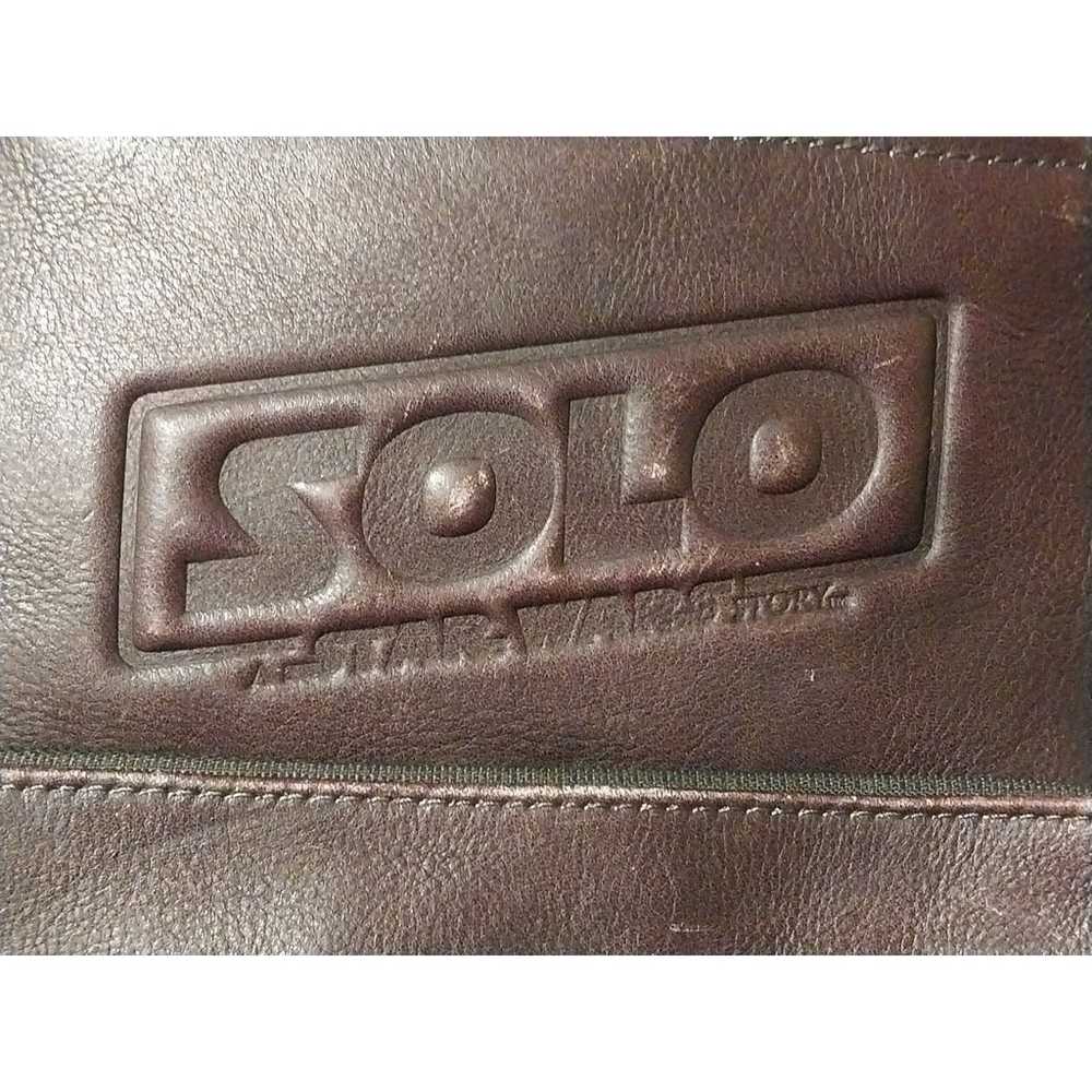 Star wars Han solo leather backpack rare movie pr… - image 5