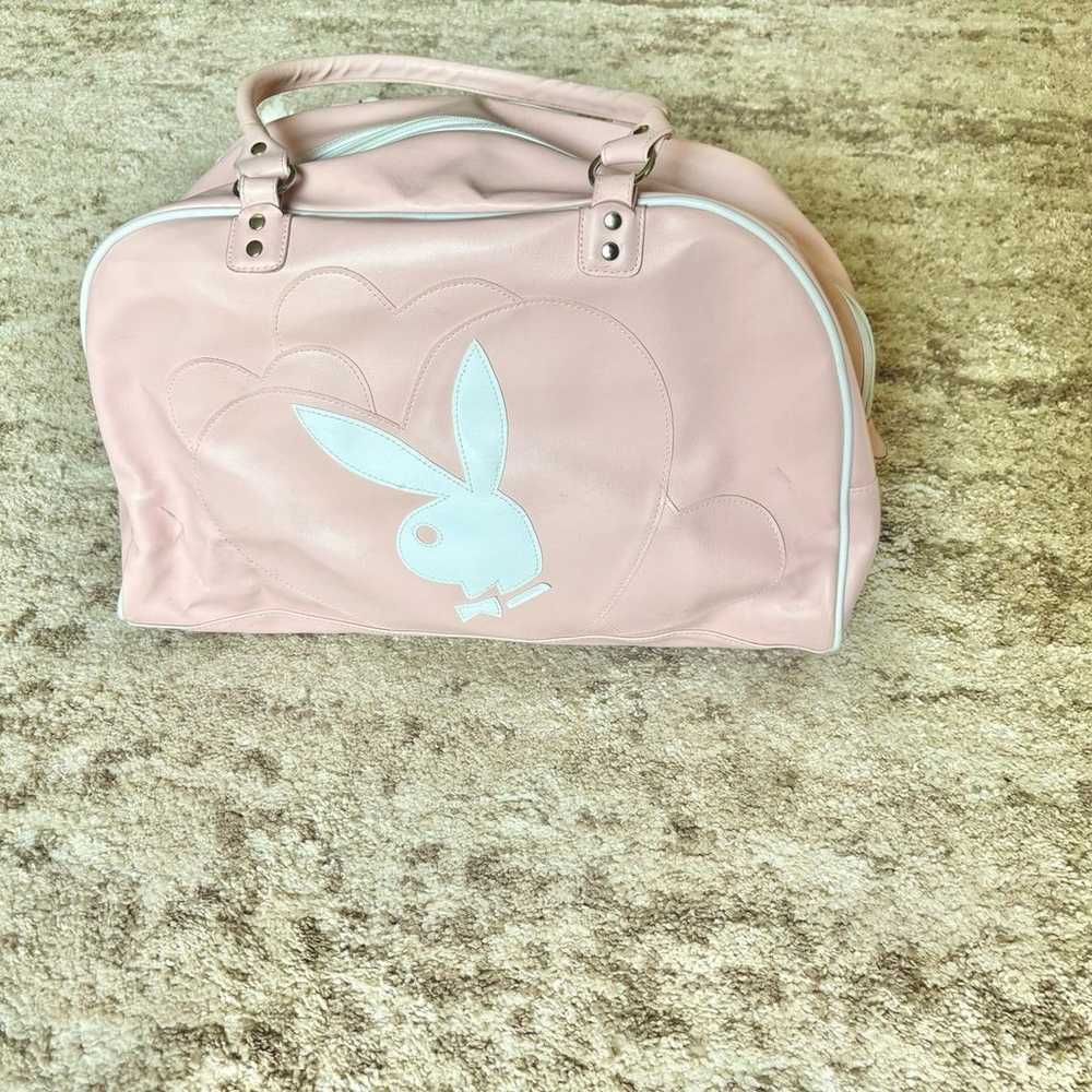 Playboy duffle bag 90s light pink - image 1