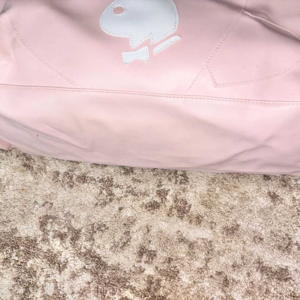 Playboy duffle bag 90s light pink - image 3