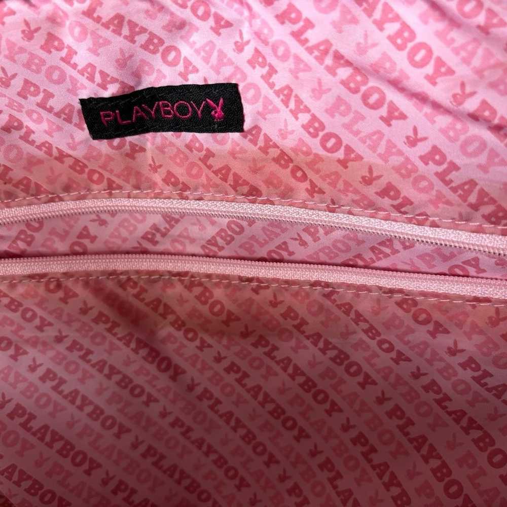 Playboy duffle bag 90s light pink - image 6