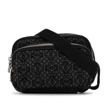 Black LOEWE Anagram Camera Crossbody