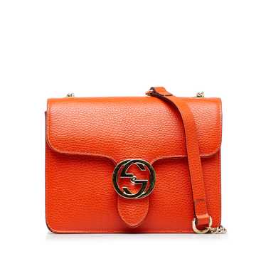 Orange Gucci Small Dollar Interlocking G Crossbody