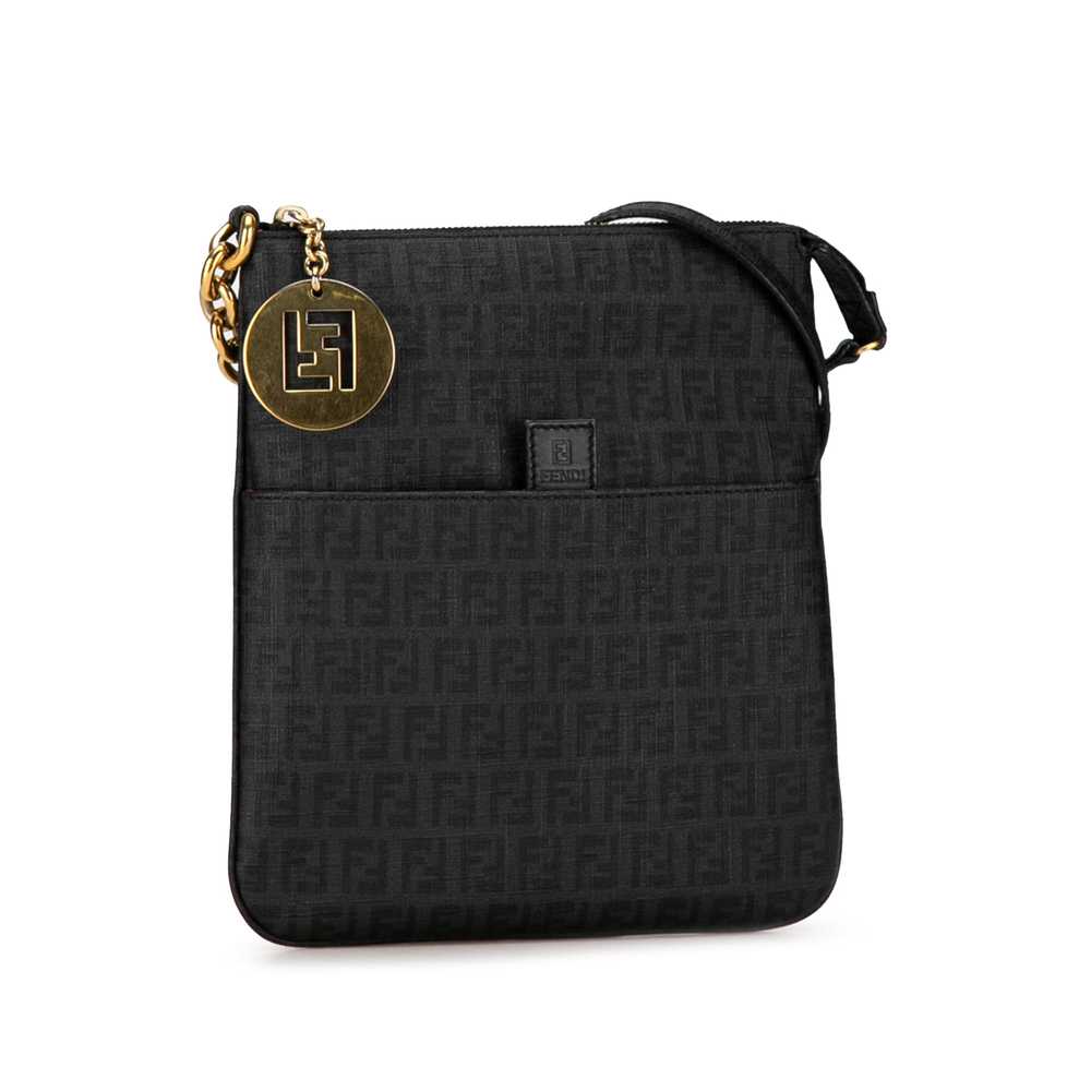 Black Fendi Spalmati Zucchino Crossbody - image 2