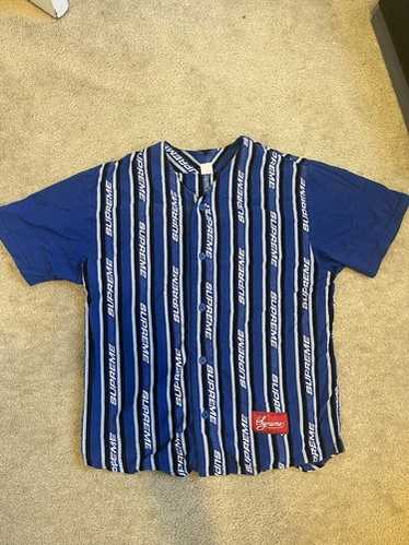 Tシャツ・カットソー Supreme Jacquard Logo Baseball Jersey SS 19 WEEK 7 Supreme Jacquard Logo Baseball Jersey Black Men's - SS19 - US
