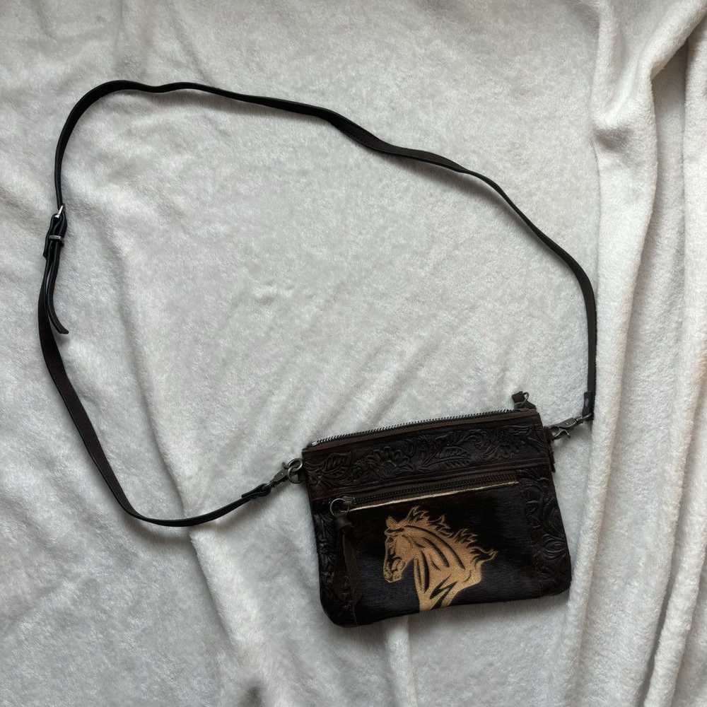 Vintage Vintage western leather bag - image 2