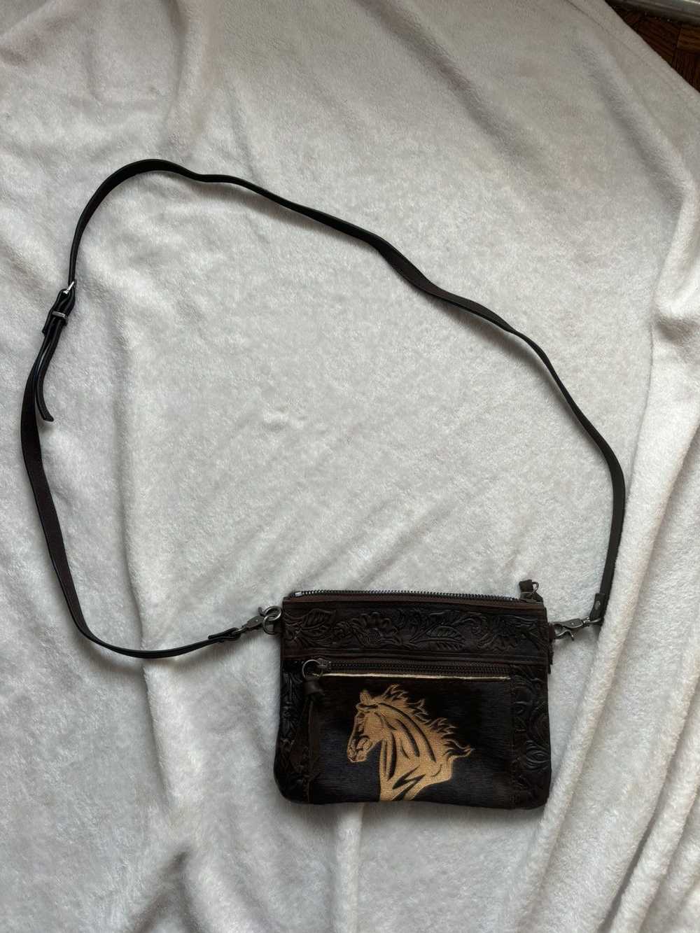 Vintage Vintage western leather bag - image 3