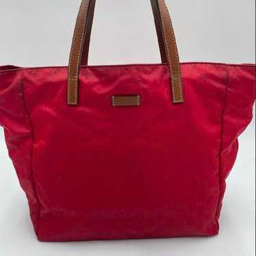 Gucci Tote Bag Red - image 1