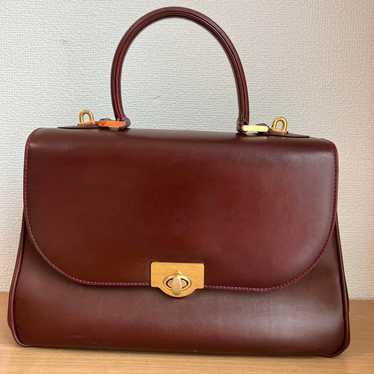 Excellent condition BALLY Bordeaux Leather Handbag