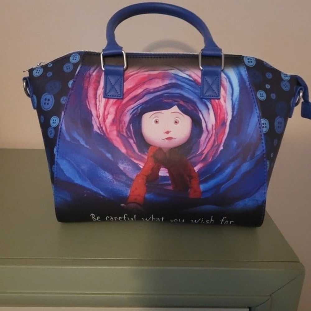 Loungefly disney coraline crossbody satchel purse - image 3