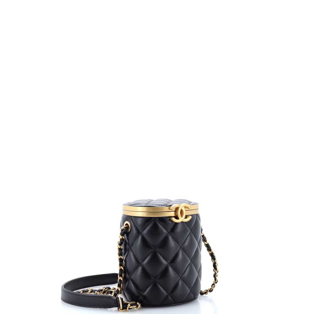 CHANEL Crown Box Vanity Bag Quilted Lambskin Mini - image 2