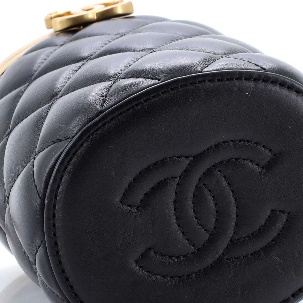 CHANEL Crown Box Vanity Bag Quilted Lambskin Mini - image 6