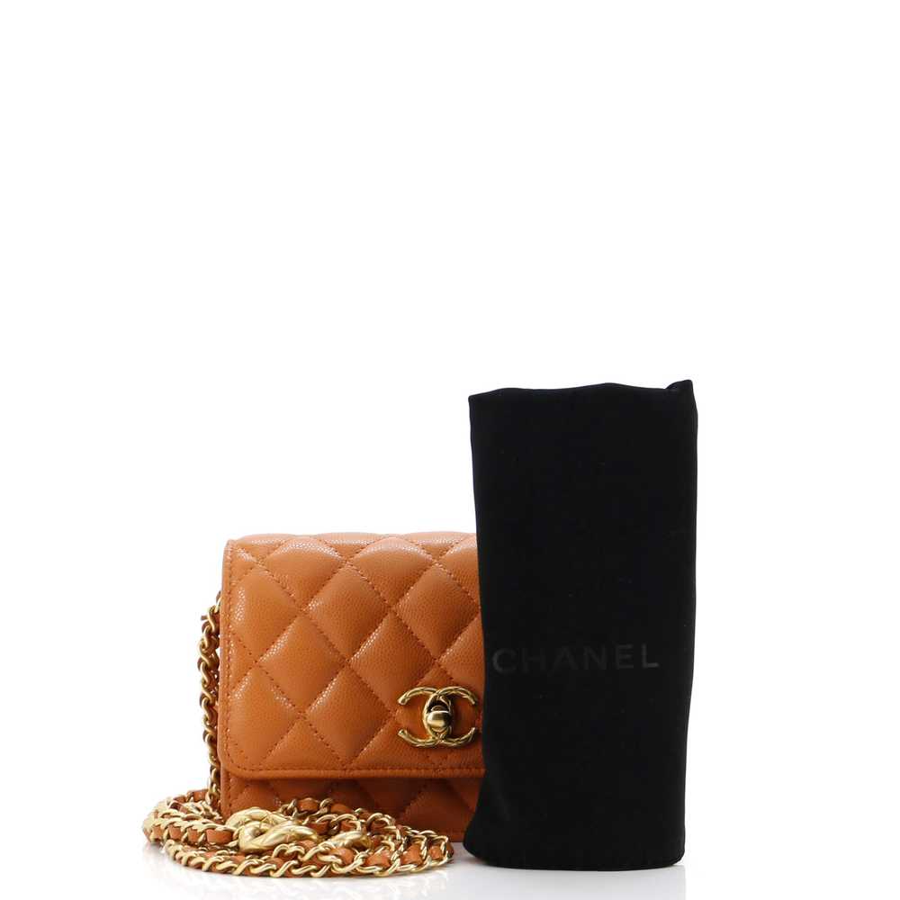 CHANEL Mixed Chain Link CC Wallet on Chain Quilte… - image 2