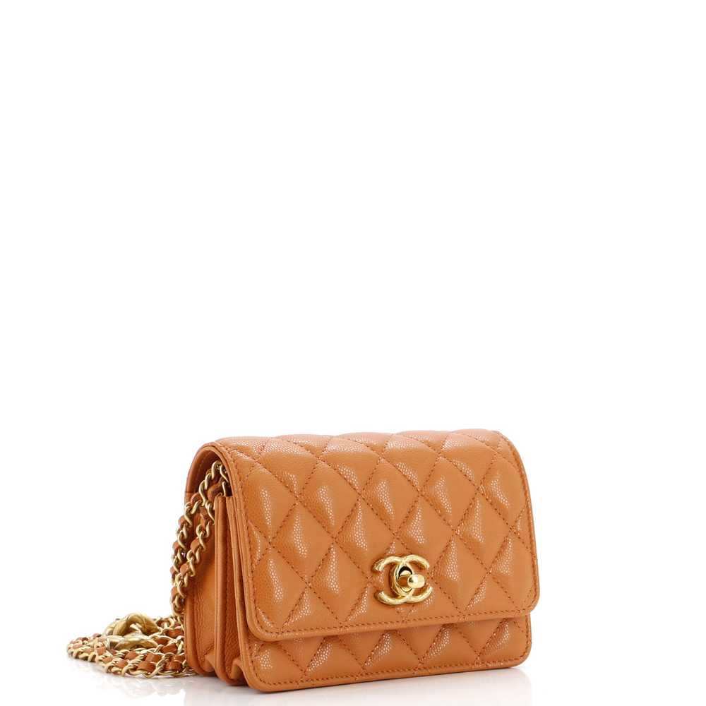 CHANEL Mixed Chain Link CC Wallet on Chain Quilte… - image 3