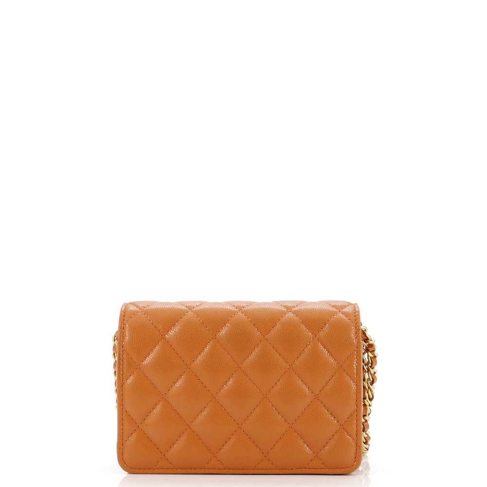 CHANEL Mixed Chain Link CC Wallet on Chain Quilte… - image 4