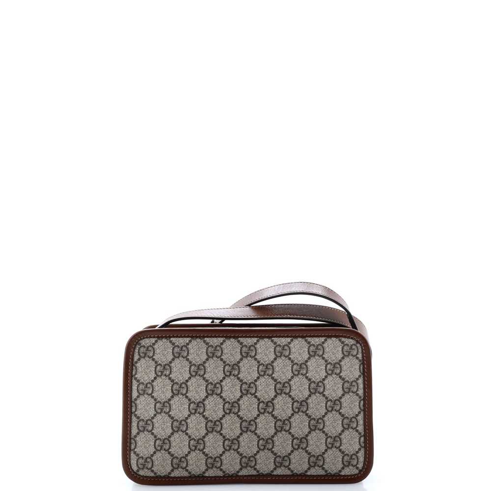 GUCCI Interlocking G Patch Camera Bag GG Coated C… - image 3