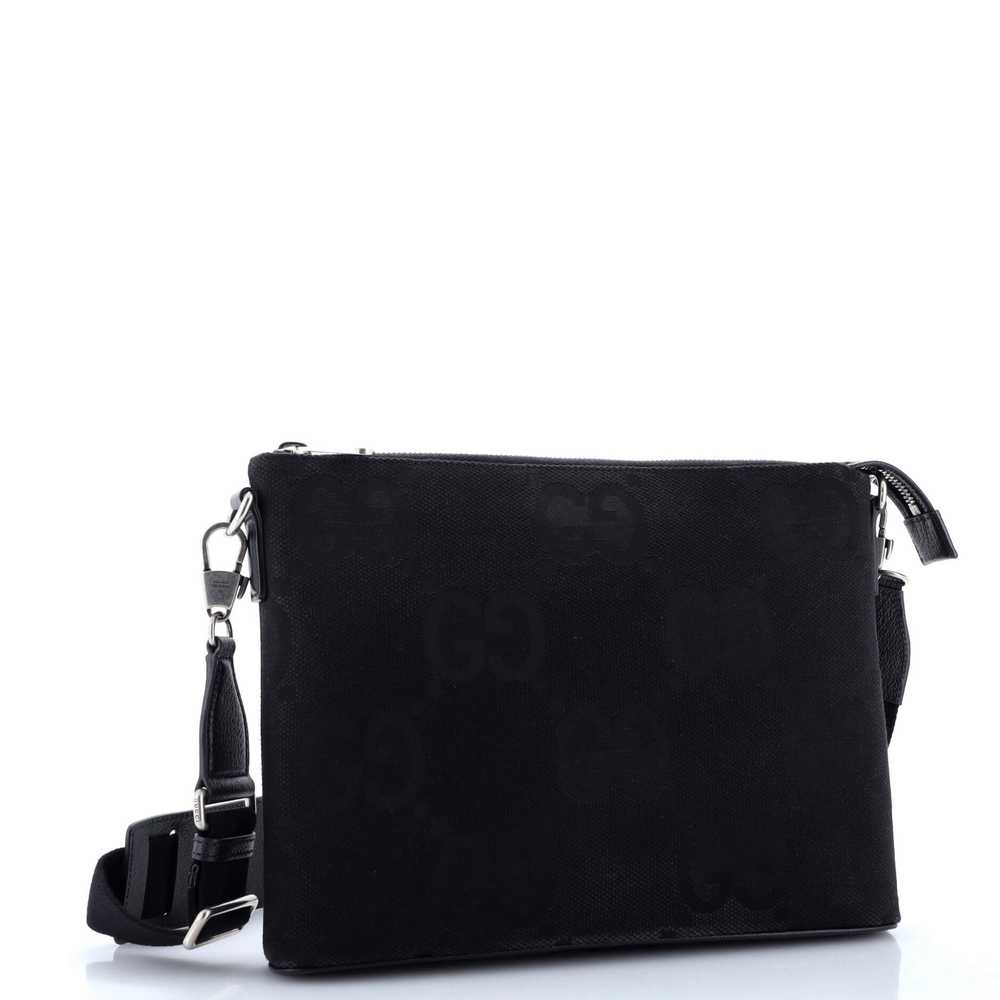 GUCCI Zip Messenger Bag Jumbo GG Canvas - image 2