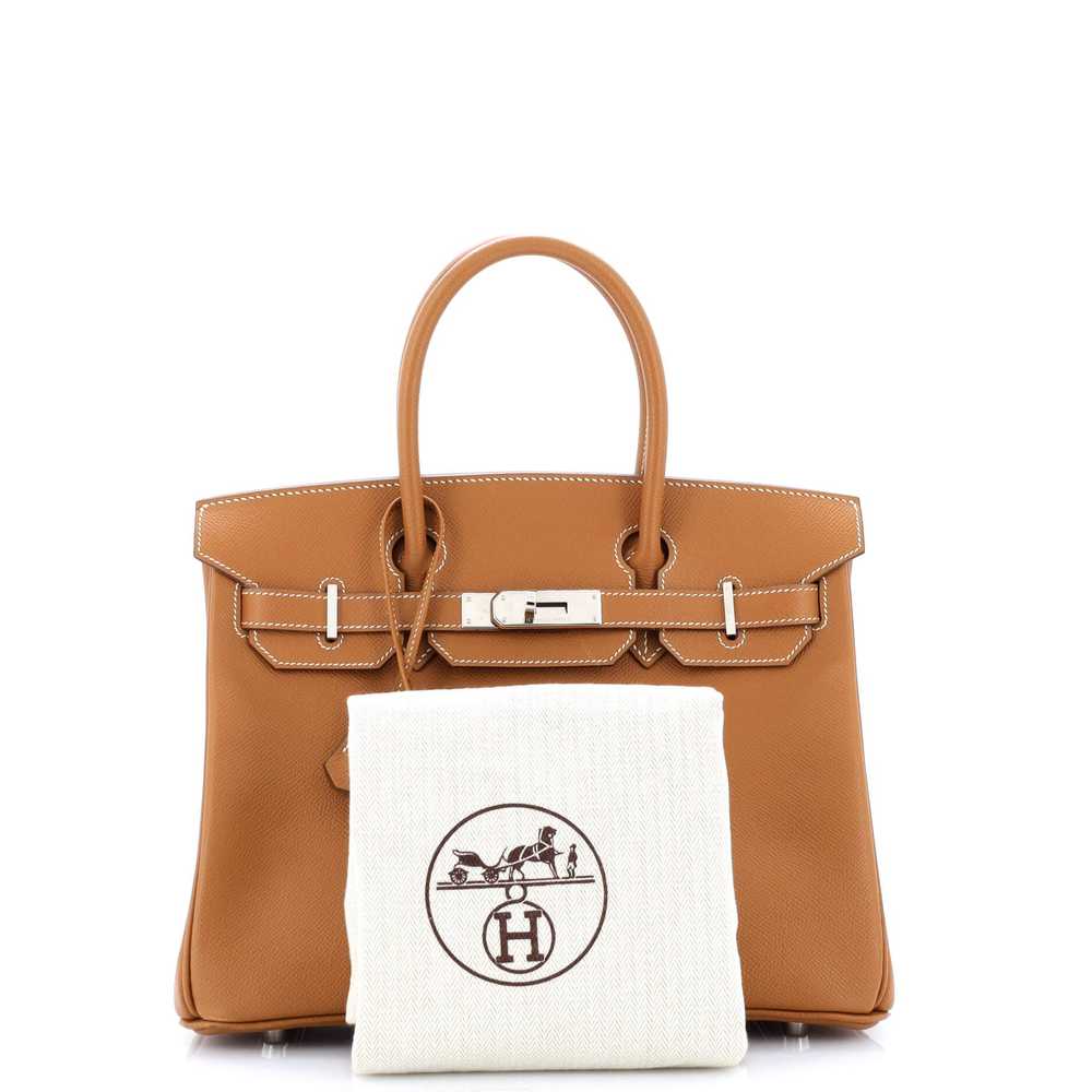 Hermes Birkin Handbag Gold Epsom with Palladium H… - image 2