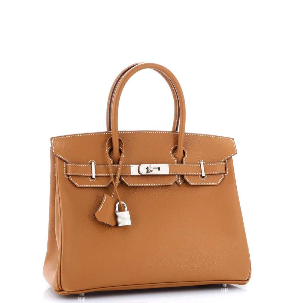 Hermes Birkin Handbag Gold Epsom with Palladium H… - image 3