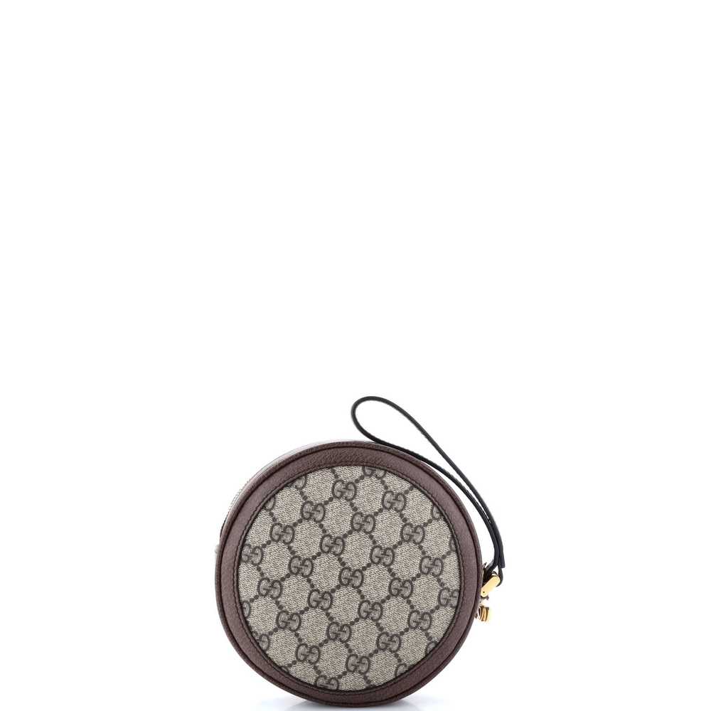 GUCCI Ophidia Round Wristlet Wallet GG Coated Can… - image 3