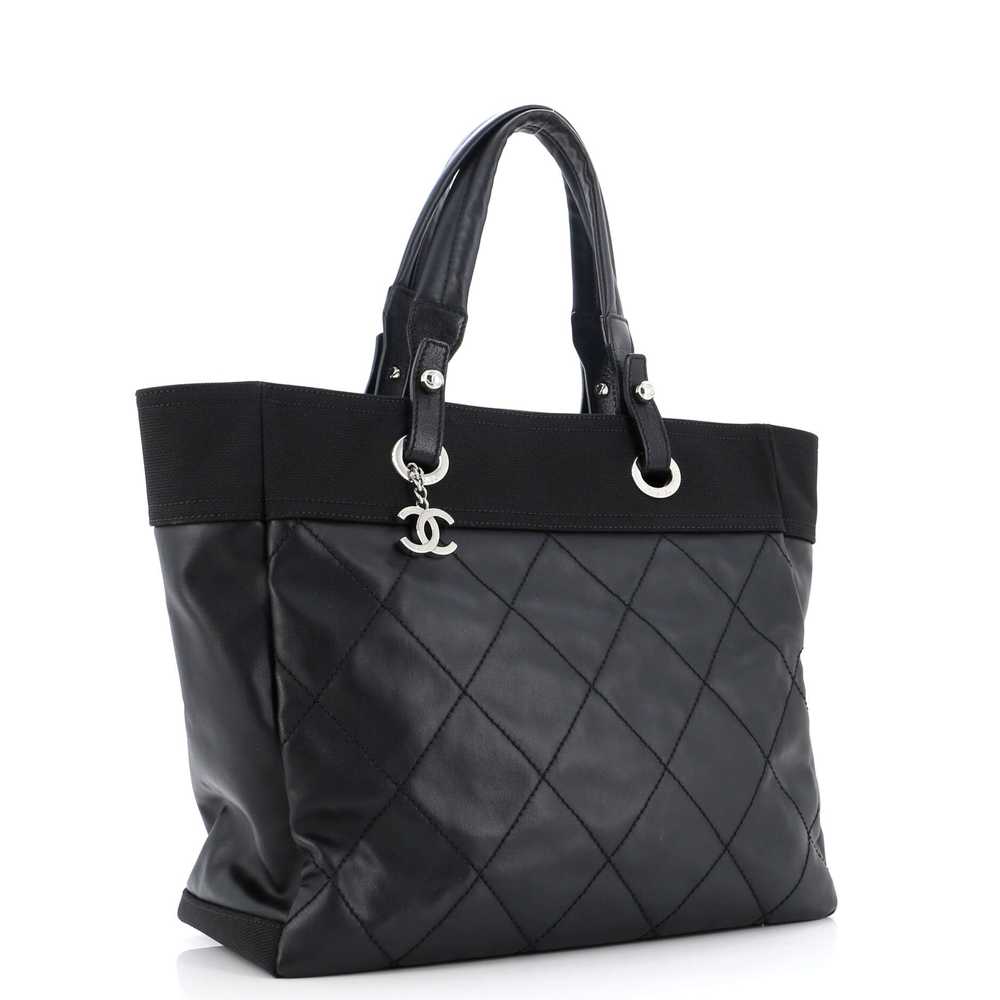 CHANEL Biarritz Tote Quilted Coated Canvas Large - image 3