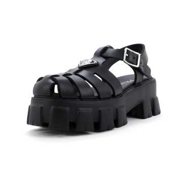 PRADA Women's Monolith Cage Platform Sandals Rubbe