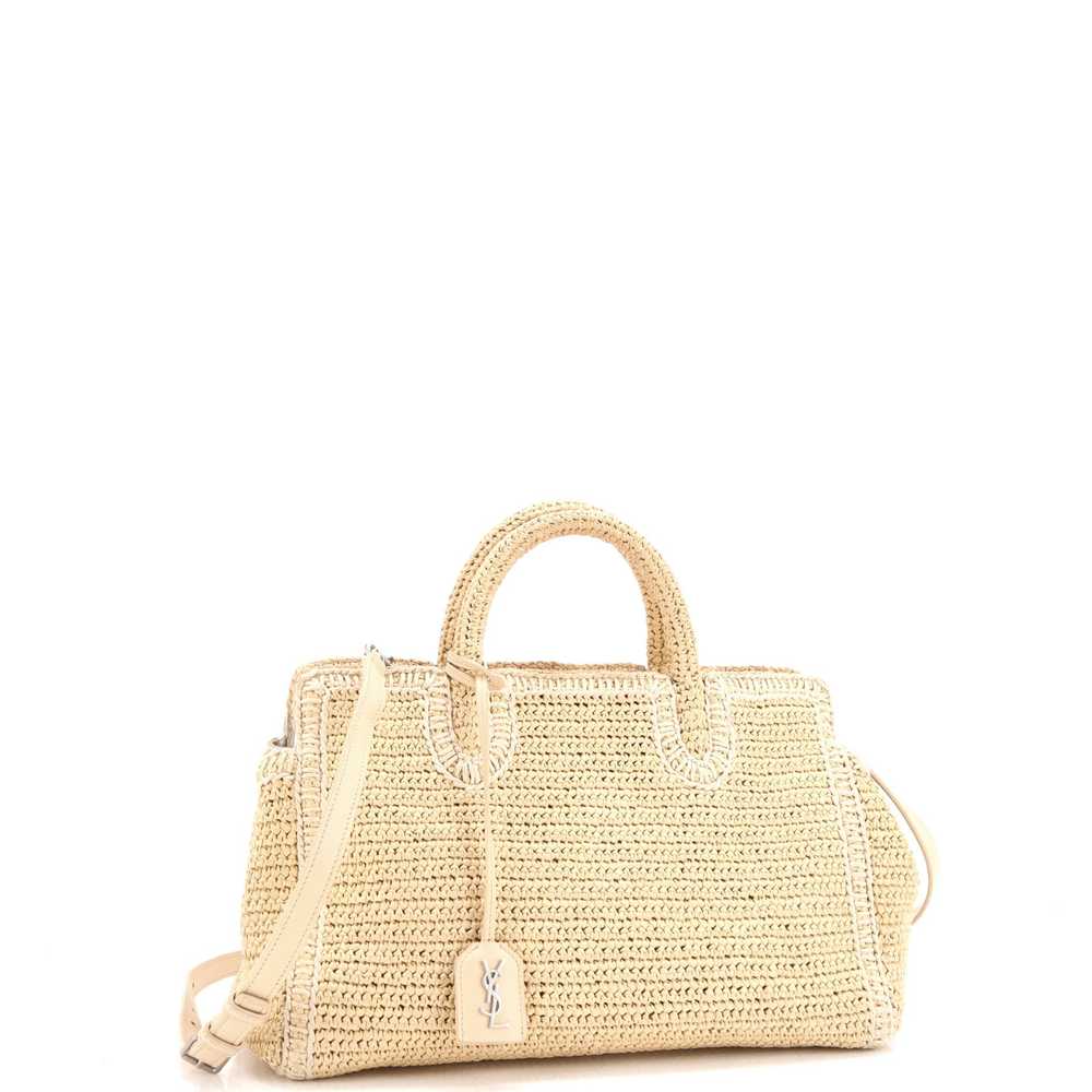 Saint Laurent Rive Gauche Cabas Woven Raffia Small - image 2