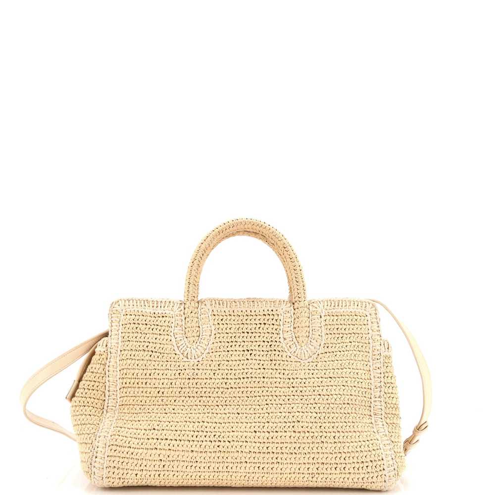 Saint Laurent Rive Gauche Cabas Woven Raffia Small - image 3