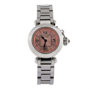 Cartier Miss Pasha Pink Dial Quartz Watch (W314000