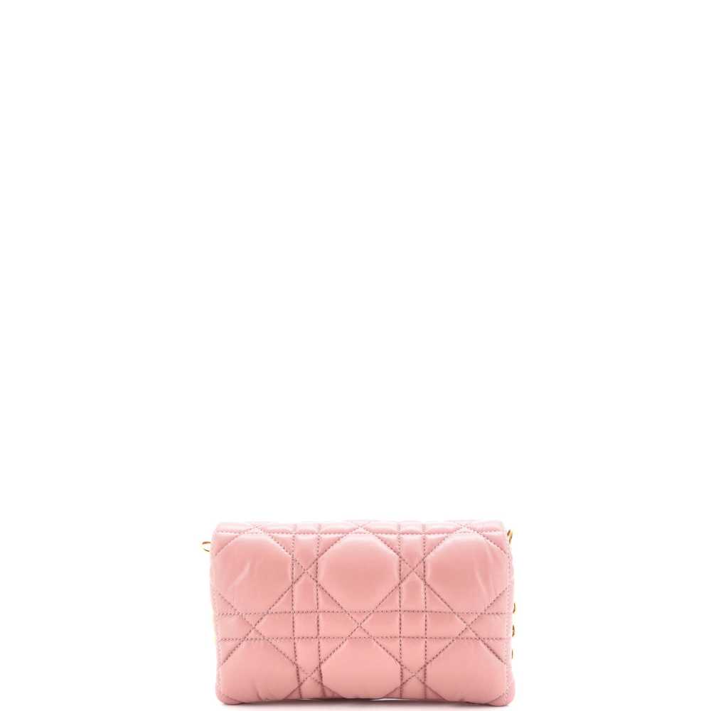 Christian Dior Caro Flap Pouch with Chain Macroca… - image 3