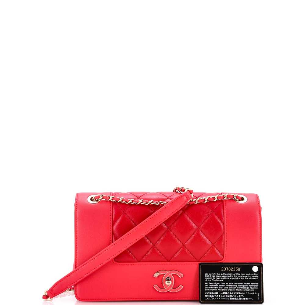 CHANEL Mademoiselle Vintage Flap Bag Quilted Shee… - image 2