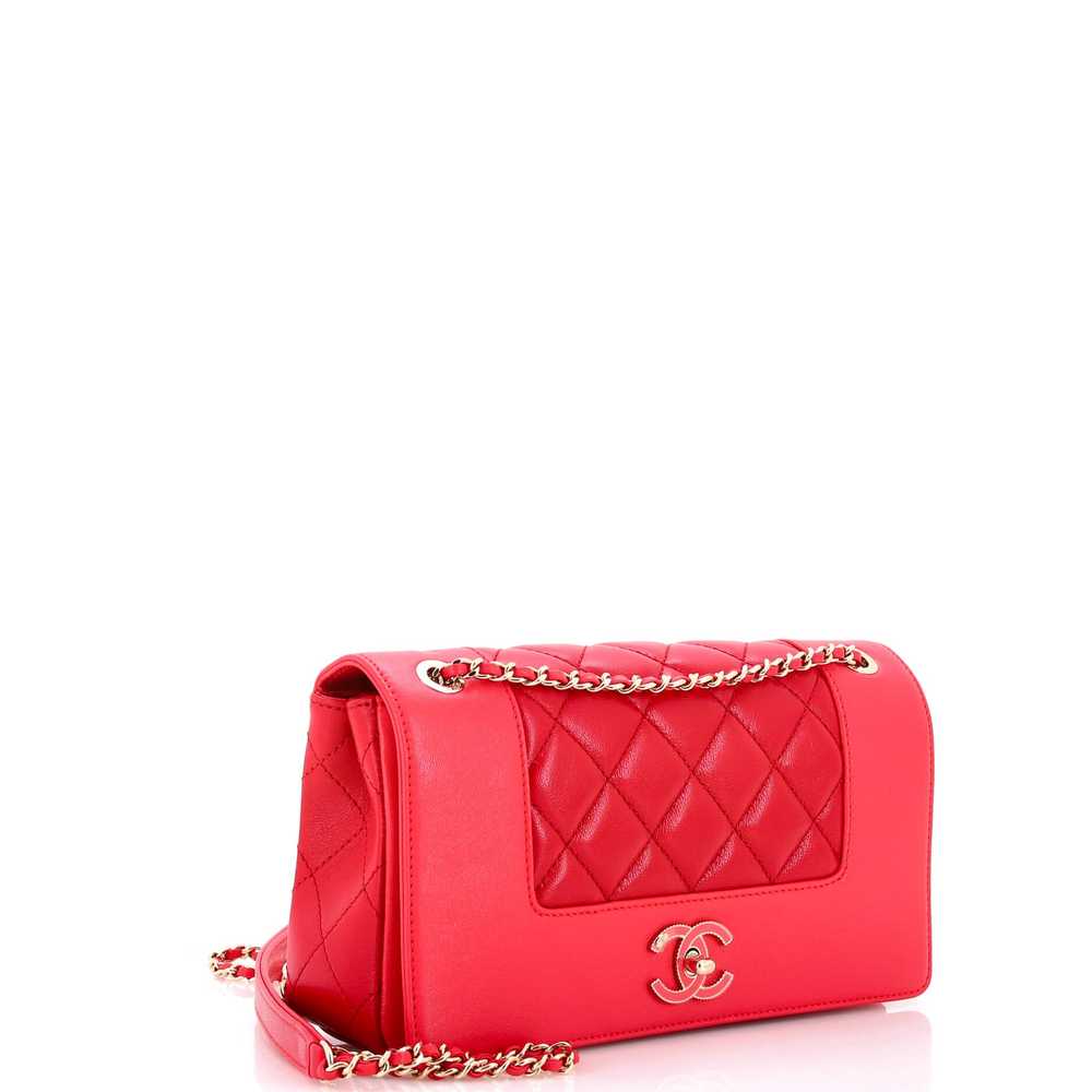 CHANEL Mademoiselle Vintage Flap Bag Quilted Shee… - image 3