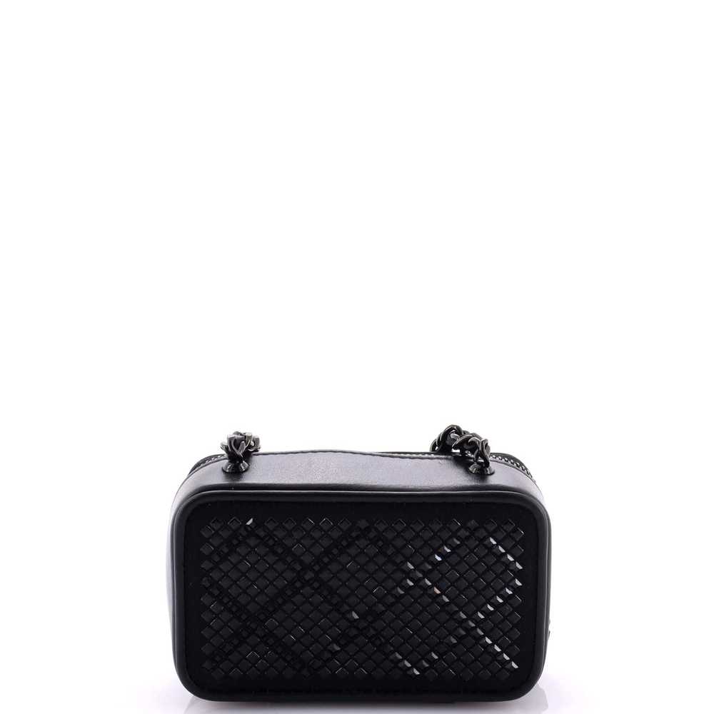 CHANEL So Black Zip Around Vanity Clutch with Cha… - image 3