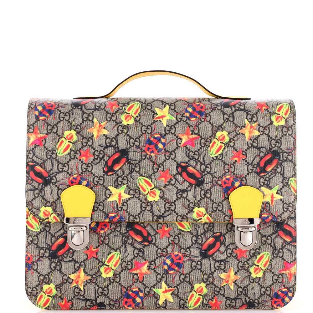 GUCCI Children's Flap Backpack Printed GG Coated … - image 1