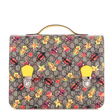 GUCCI Children's Flap Backpack Printed GG Coated C