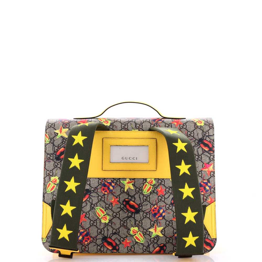 GUCCI Children's Flap Backpack Printed GG Coated … - image 3