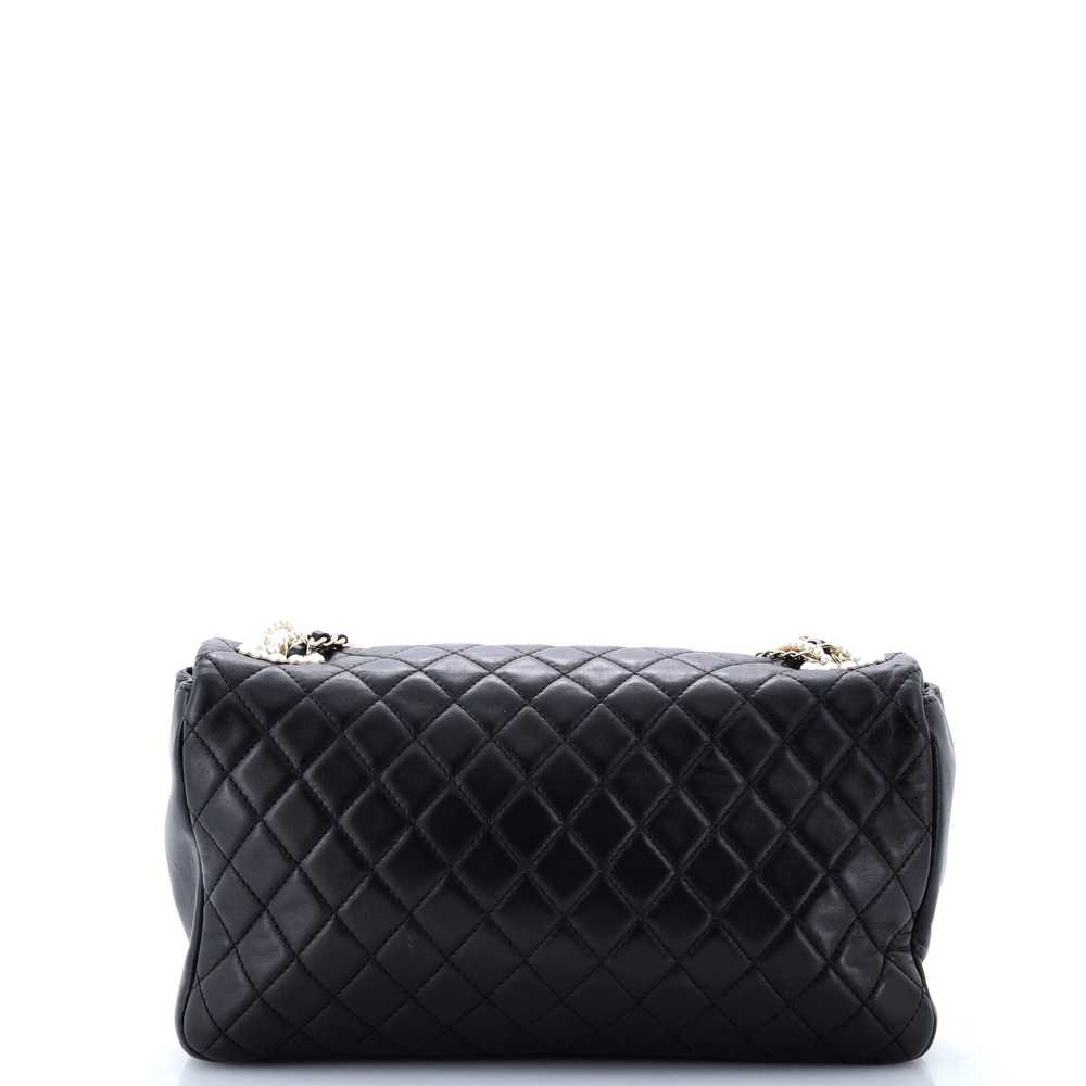 CHANEL Westminster Pearl Chain Flap Bag Quilted L… - image 3