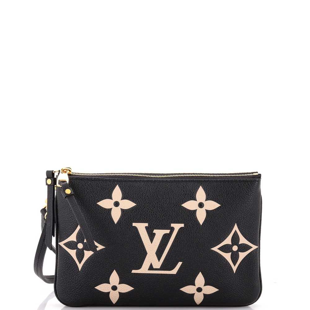 Louis Vuitton Double Zip Pochette Bicolor Monogra… - image 1