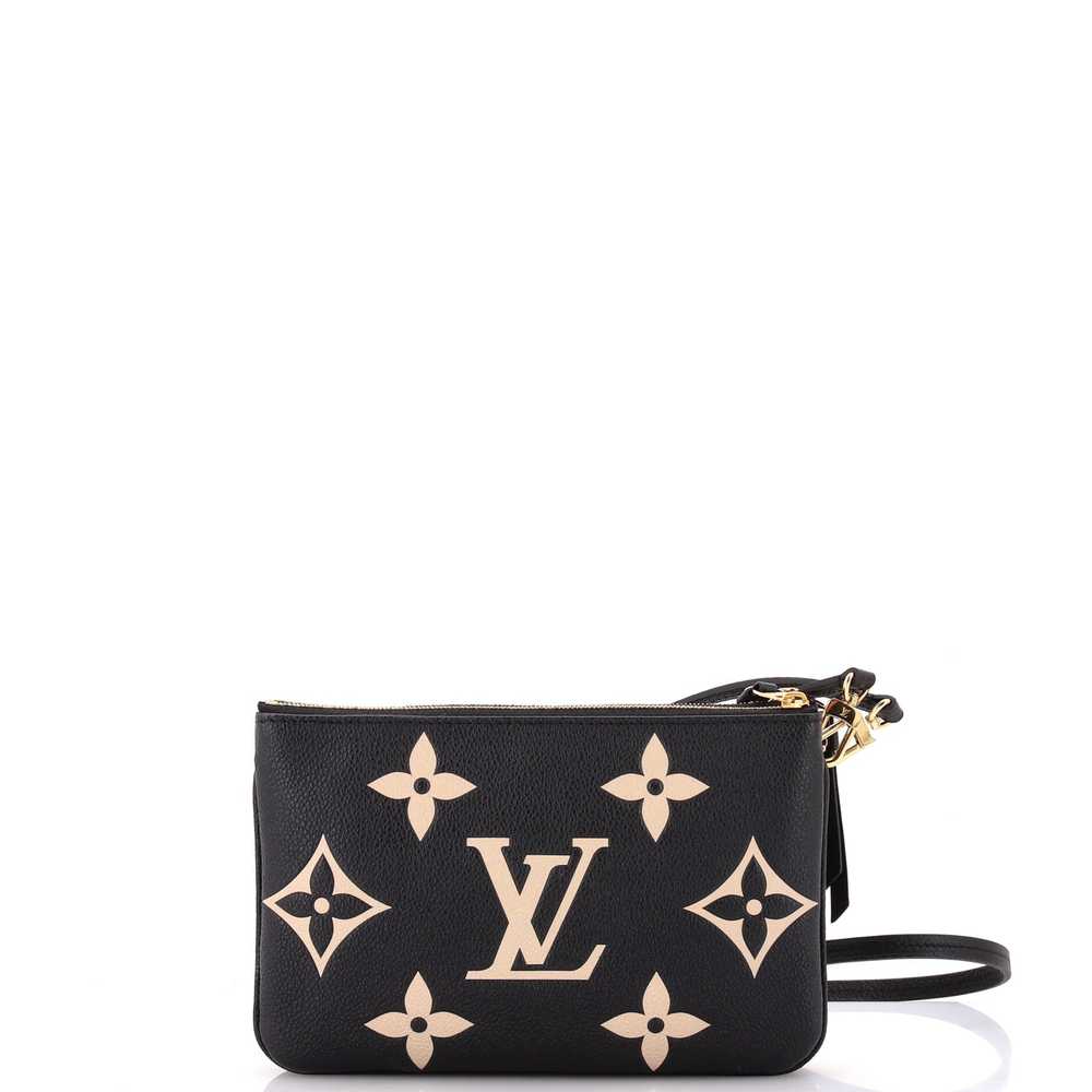 Louis Vuitton Double Zip Pochette Bicolor Monogra… - image 3