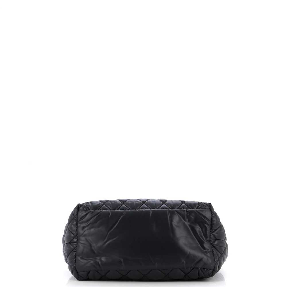 CHANEL Coco Cocoon Reversible Tote Quilted Nylon … - image 5