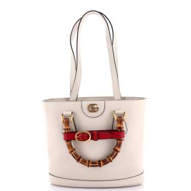 GUCCI Diana Convertible Bucket Bag Leather Small