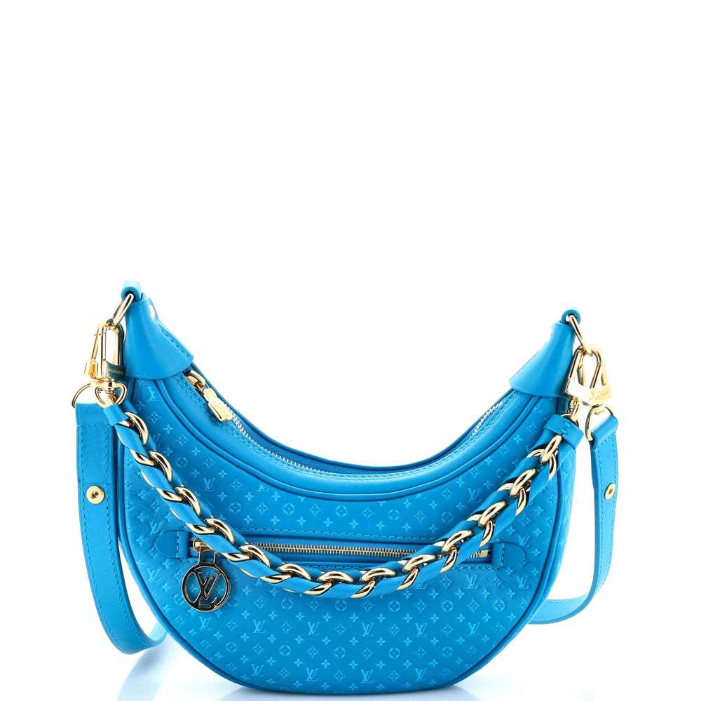 Louis Vuitton Loop Handbag Nanogram Embossed Leat… - image 1