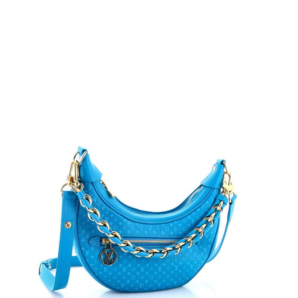 Louis Vuitton Loop Handbag Nanogram Embossed Leat… - image 2