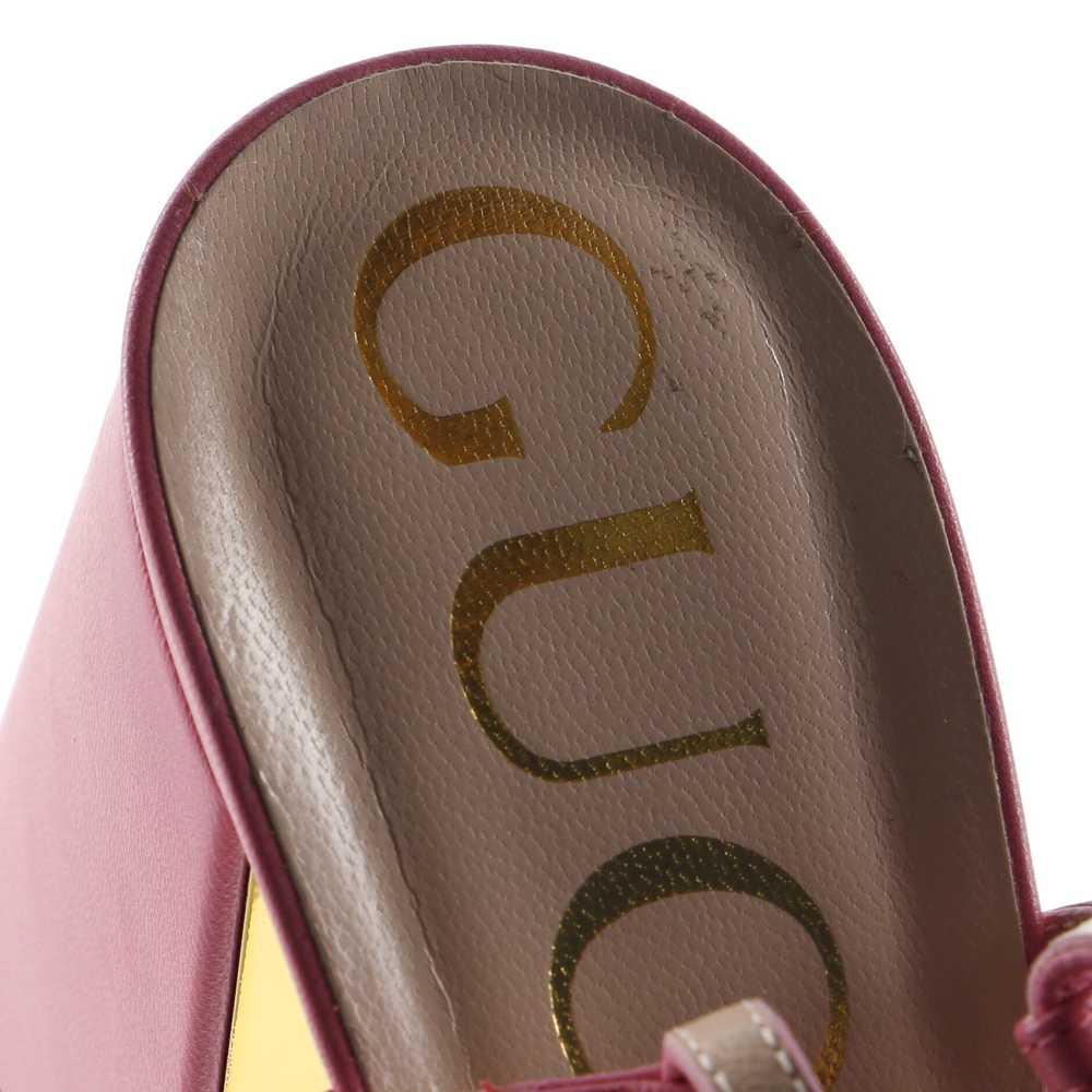 GUCCI Women's Horsebit Slingback Pumps Leather - image 6