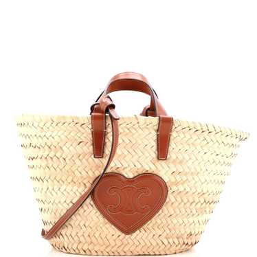 CELINE Triomphe Basket Shoulder Bag Teen