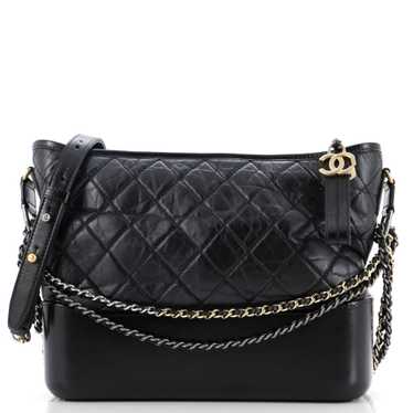 CHANEL Gabrielle Hobo Quilted Aged Calfskin Medium