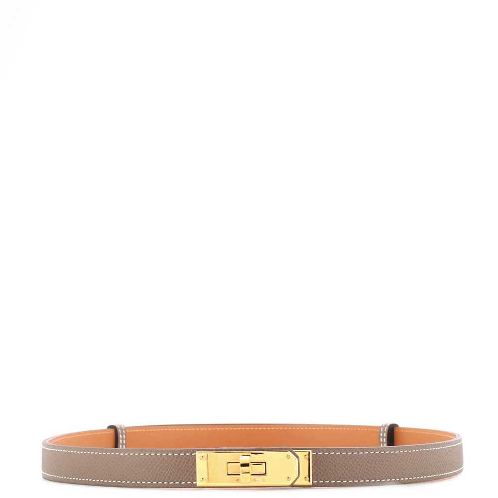 Hermes Kelly Belt Leather Thin 85 - image 2