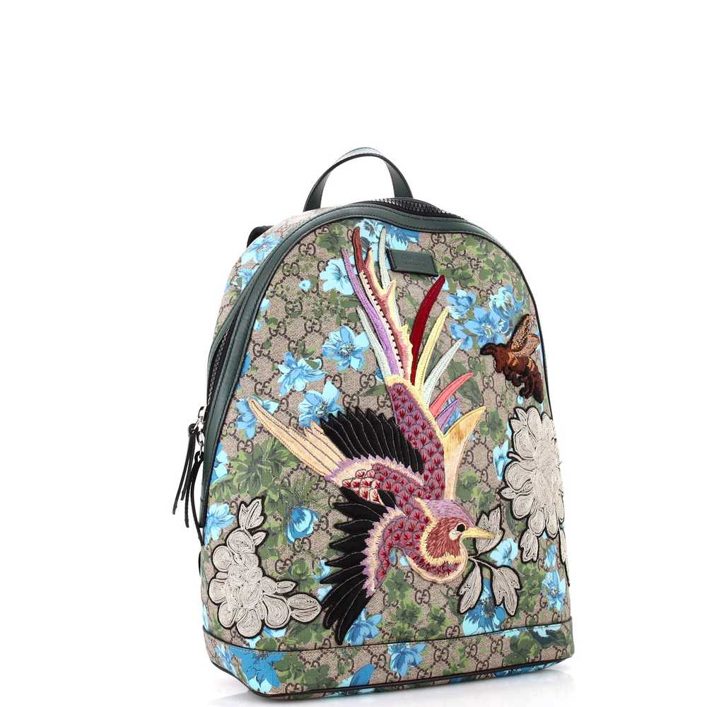 GUCCI Zip Backpack Embroidered Printed GG Coated … - image 2