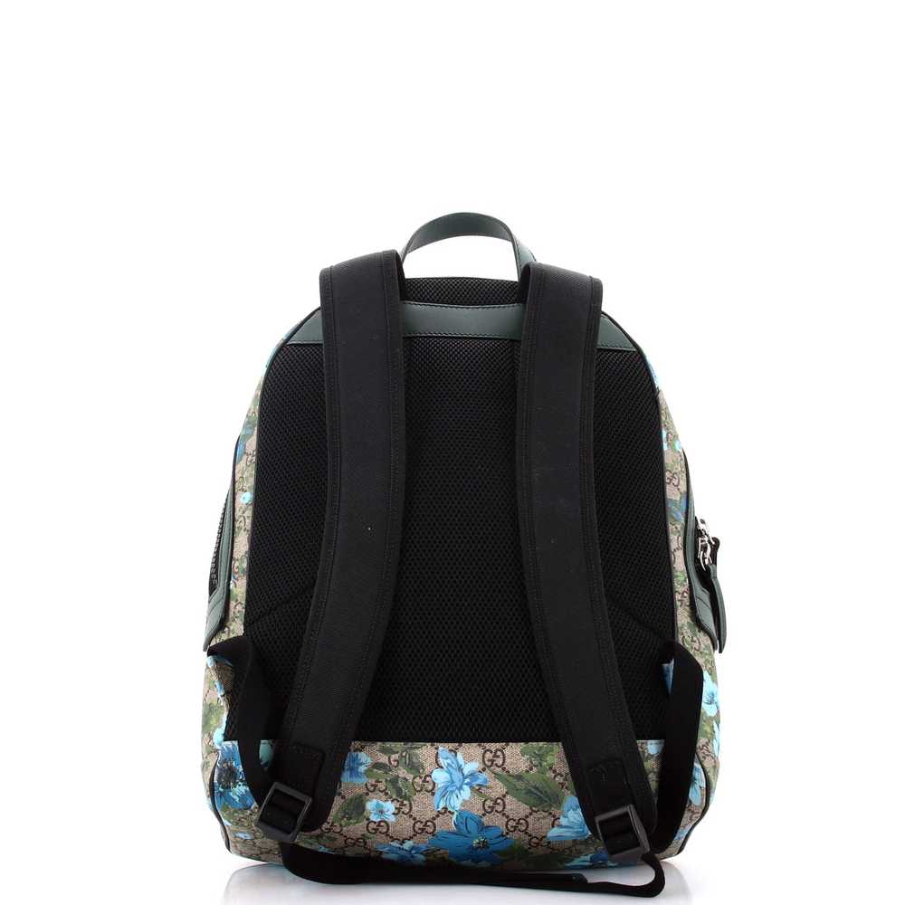 GUCCI Zip Backpack Embroidered Printed GG Coated … - image 3